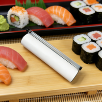 Eco Friendly Food Grade Sushi Pop Up Packaging Tube Aluminum Foil Sushi Push Pop Tube