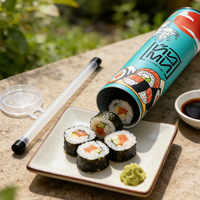 Paper Tube Manufacturer Custom Paper Box Factory Push Up Sushi Packaging