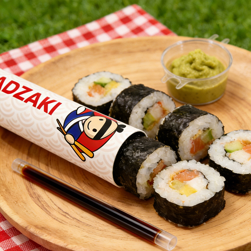 Biodegradable Paper Tubes & Sales Manufacturing Sushi Pop Up Packaging Tube Manufacturer