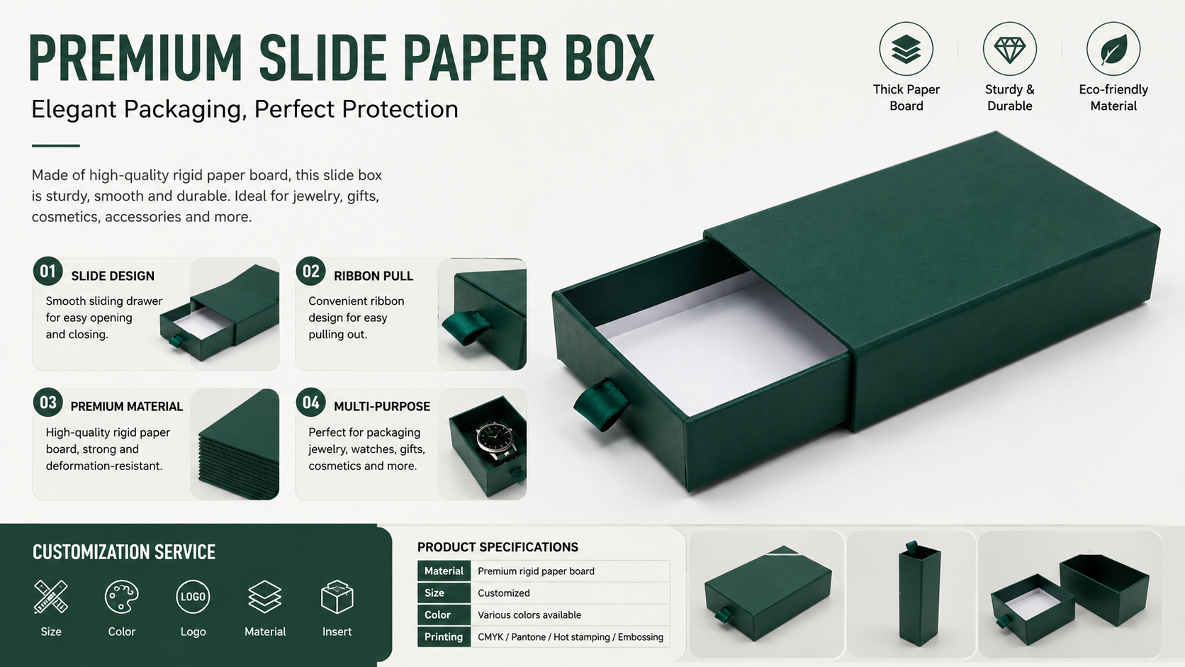drawer paper gift box