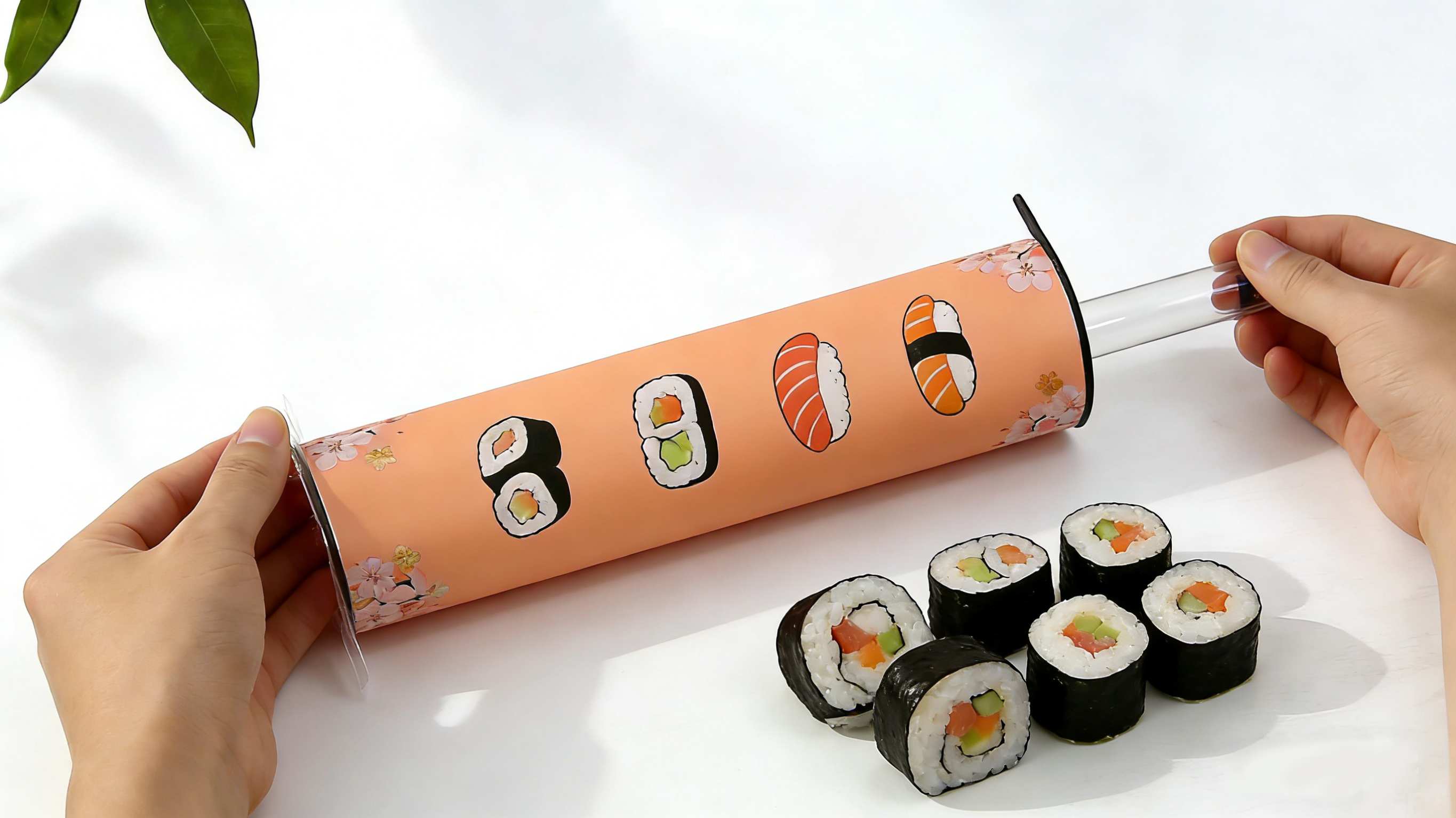 biogradable sushi push pop tube
