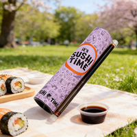 Biodegradable Kraft Paper Tube Manufacturer China Sushi Pop Up Container