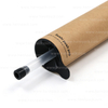 Eco Friendly Sushi Packaging Kraft Paper Push Up Tubes Sushi Pop Up Packaging Tube for Takeaway 