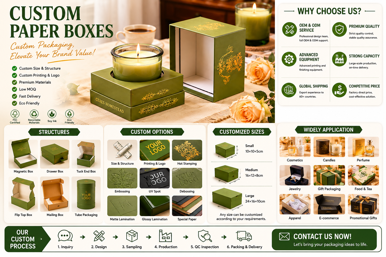 custom paper gift box