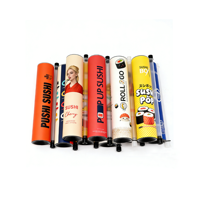 biodegradable sushi tube packaging