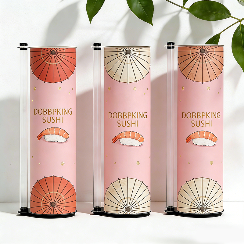 pop up sushi packaging tube