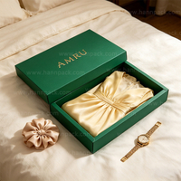Recyclable Custom Auto Lock Bottom Boxes Square Foldable Cardboard Box for Luxury Gift