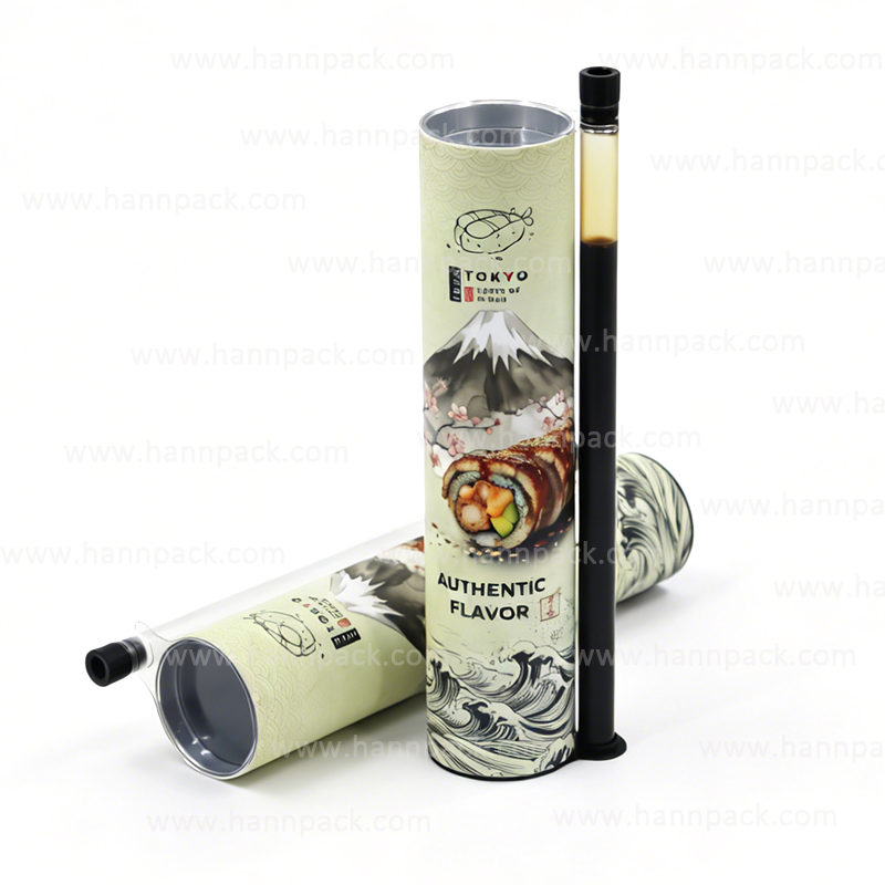 Recyclable Custo Size Food Grade Container Sushi Push Pop Packaging Pop Up Sushi Roll