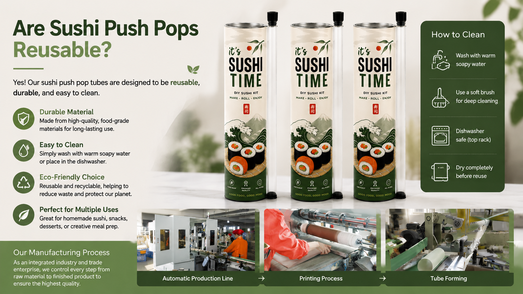 sushi push pop tube