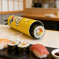 Custom Size Sushi Pop Up Packaging Tube Paper Tube Manufacturers 