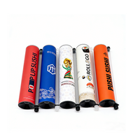 Biodegradable Round Cylinder Box Food Grade Paper Sushi Push Pop Packaging Tube
