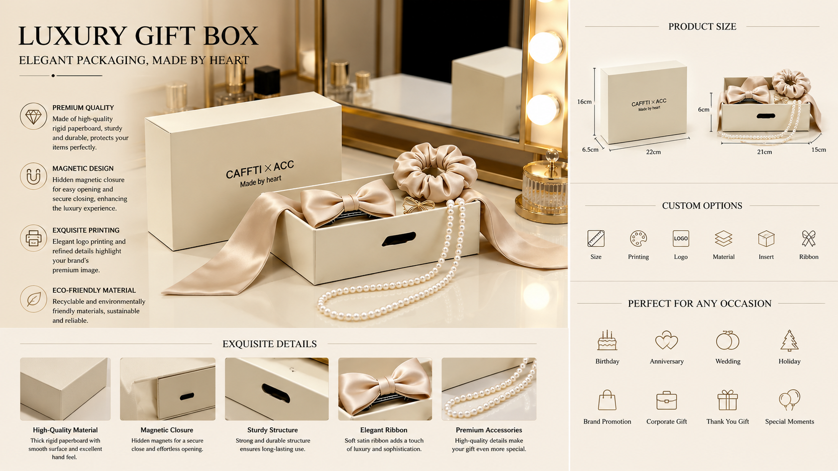luxury drawer box packaging