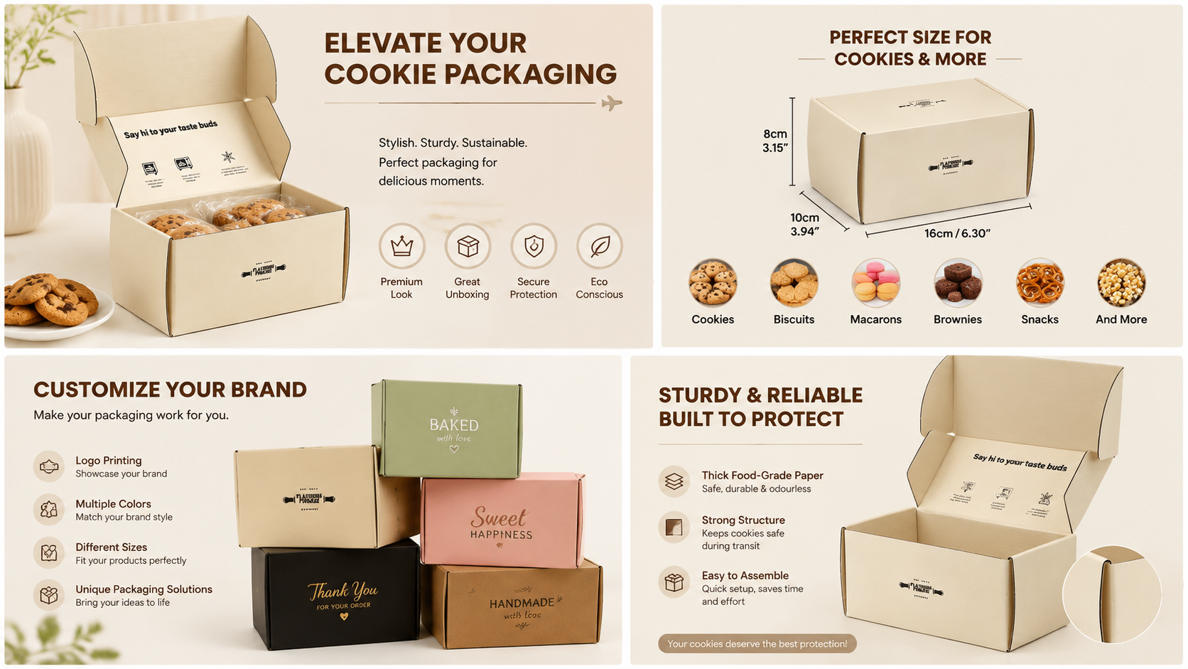 china paper box for food packaging factory