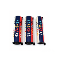 Food Grade Sushi Pop Up Tube Round Cylinder Box Plastic Sushi Push Up Tube Packaging