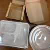 Biodegradable Custom Logo Food Grade Box for Take Away Sushi Container Paper Gift Box Factory