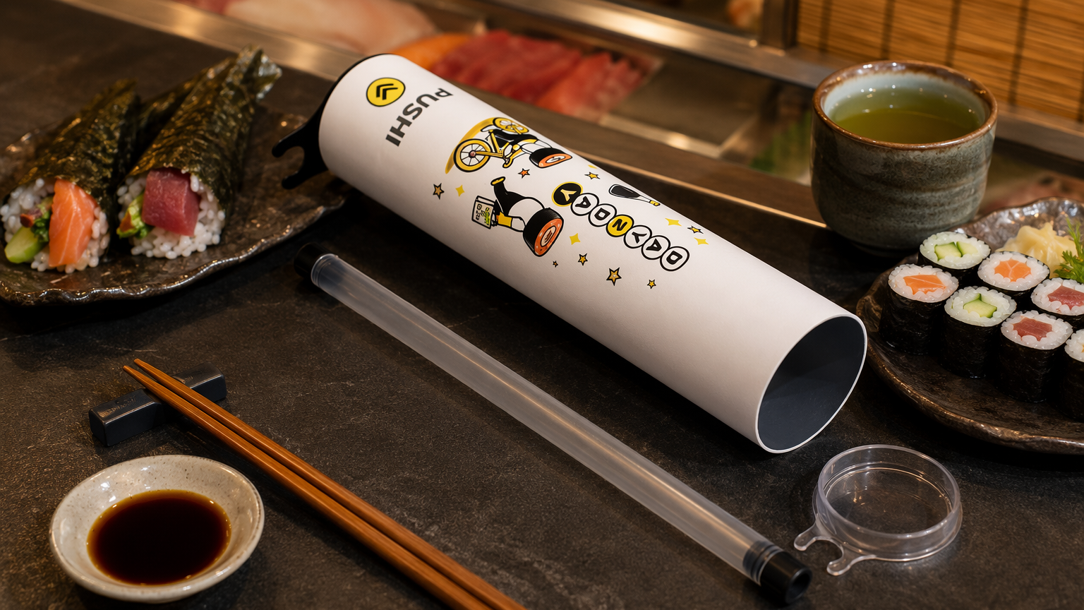 sushi takeaway packaging