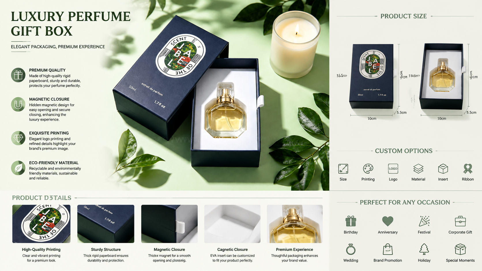 luxury drawer box packaging