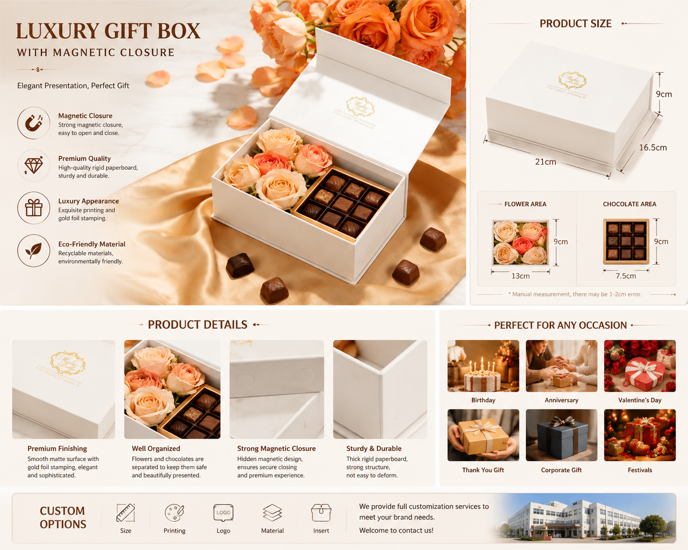 magnetic closure gift boxes