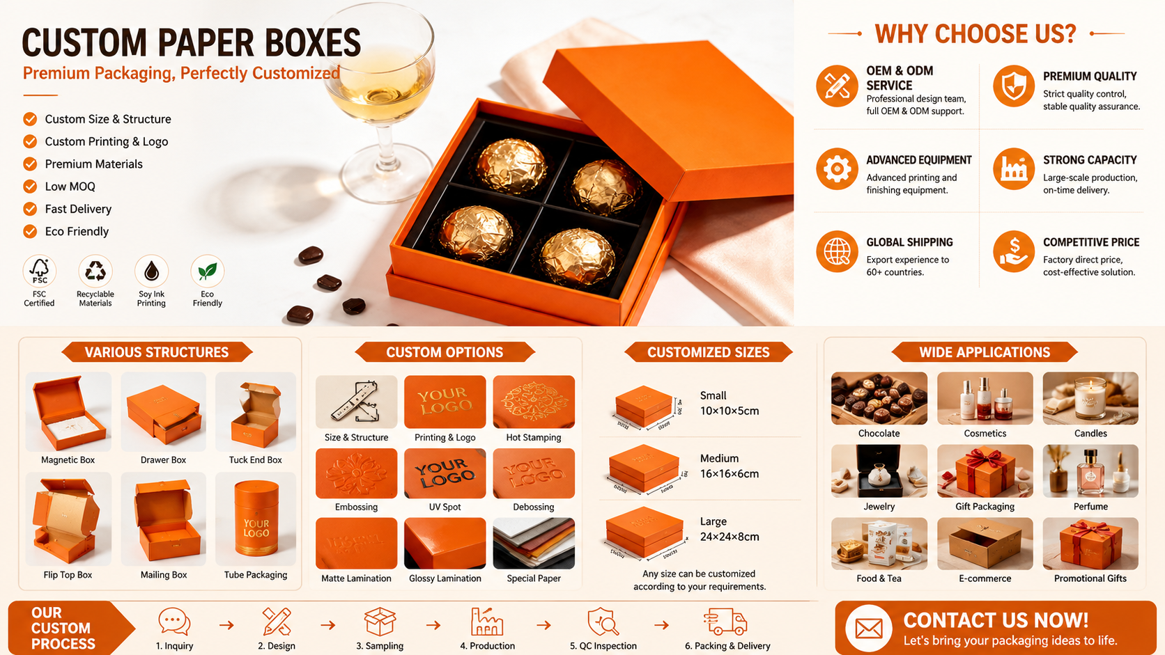 custom paper gift box packaging