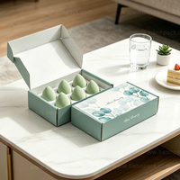 Biodegradable Square Paperboard Blue Paper Box Wholesale Factory China Paper Box Packaging Factory for Cosmetic