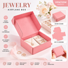 biodegradable square box jewelry box package luxury airplane gift box for perfume candle